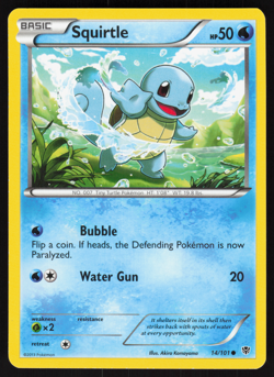 Pokemon TCG - Plasma Blast - Squirtle 14/101 - P - Image 1