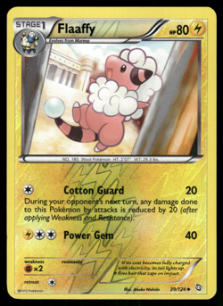 Pokemon TCG - Dragons Exalted - Flaaffy 39/124 Reverse Holo - P - Image 1