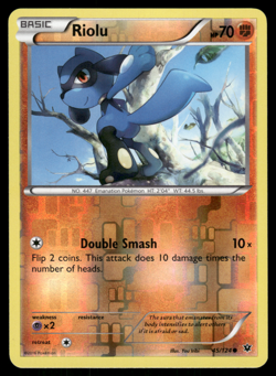 Pokemon TCG - Fates Collide - Riolu 45/124 Reverse Holo - P - Image 1