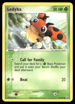 Pokemon TCG - Team Rocket Returns - Ledyba 64/109 - NM - Image 1