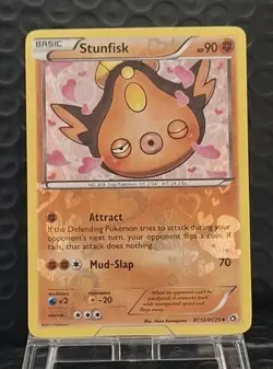 Stunfisk RC12/RC25 Legendary Treasures RC Reverse Holo Pokemon Card TCG LP - Image 1