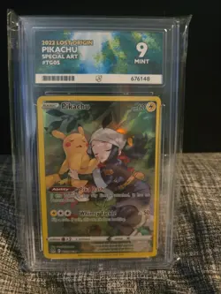 Pokemon Pikachu TCG Lost Origin Trainer Gallery TG05/TG30 ACE MINT 9 - Image 1