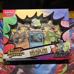 *SEALED* Pokemon TCG Mega Evolution Ascended Heroes Pin Box Promo Tepig Trio - Image 1
