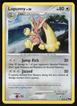 Pokemon TCG - POP Series 9 - Lopunny 9/17 Holo - P - Image 1
