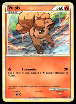 Pokemon TCG - Unleashed - Vulpix 68/95 - P - Image 1