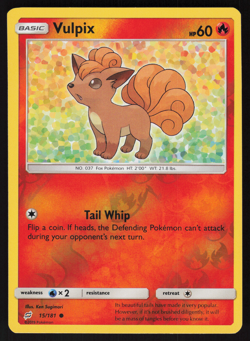 Pokemon TCG - Team Up - Vulpix 15/181 Reverse Holo - P - Image 1