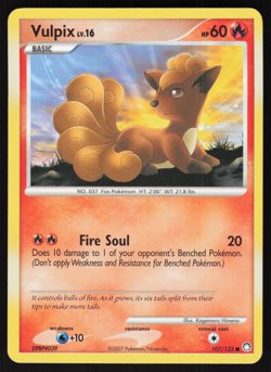 Pokemon TCG - Mysterious Treasures - Vulpix 107/123 - P - Image 1