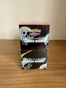 Pokemon Chaos Rising Booster Box Factory Sealed Brand New 18 Booster Packs - Image 1