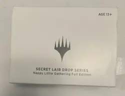 MTG Secret Lair Happy Little Gathering Foil Edition Bob Ross - Magic Sealed TMG - Image 1
