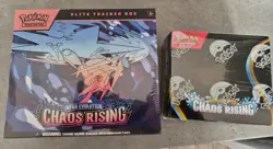 Pokemon CHAOS RISING Booster Box & Elite Trainer Box Brand New Sealed - Image 1