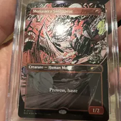 MTG - CGC Gem Mint 10 - SLD: Vrooooommmm! - Monastery Swiftspear (Raised Foil) - Image 2