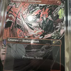 MTG - CGC Gem Mint 10 - SLD: Vrooooommmm! - Monastery Swiftspear (Raised Foil) - Image 4