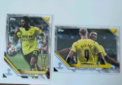 2021-22 Topps Champions League Jude Bellingham Lot 2nd Year AS rookie + Duo RC - Image 1