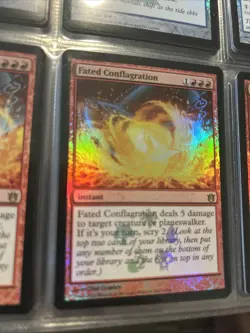 1X MTG Magic the Gathering Fated Conflagration FOIL Buy-A-Box Promo NM - Image 3