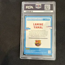 2023-24 Panini Donruss FIFA Rated Rookie Lamine Yamal Spain! #177 PSA 10! - Image 2