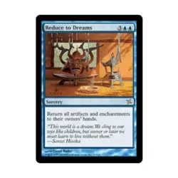 WOTC MtG Betrayers of Kamigawa Reduce to Dreams (R) (Foil) EX - Image 1
