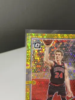 Lauri Markkanen 2020-21 Optic Gold Disco Fast Break /10 Bulls Jazz NBA - Image 2