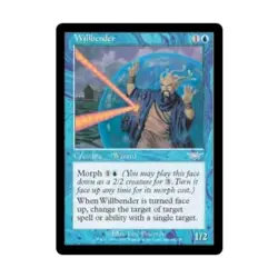 WOTC MtG Legions Willbender (U) (Foil) VG - Image 1