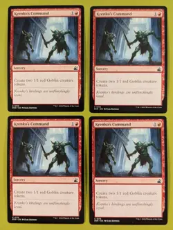 Krenko's Command x4 Ravnica Remastered 4x Magic the Gathering MTG - Image 1