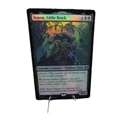 Wizards of the Coast MTG Marvel's Spider-Man Venom, Eddie Brock Holo 0012 - Image 1