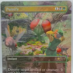 MTG Putrefy Secret Lair 2299 Avatar The Last Airbender Cabbage Man Foil Card - Image 1