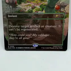 MTG Putrefy Secret Lair 2299 Avatar The Last Airbender Cabbage Man Foil Card - Image 4