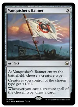 1x MTG Vanquisher's Banner - March of the Machine Rare! NM Mint - Image 1