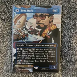 Marvel Secret Lair MTG Tony Stark & The Invincible Iron Man x2 Transform - Image 1