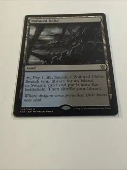 Wizards Magic: The Gathering Polluted Delta Rare Land Khans of Tarkir Regular NM - Image 5