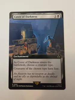 Cover of Darkness - MTG - Extended Art - Assassin's Creed - #163 - NM - Image 1