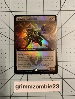 Stirring Hopesinger - Extended Art MTG Secrets of Strixhaven R 0314 - Image 1