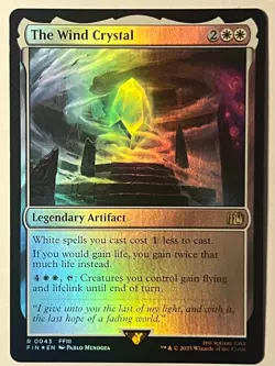 MTG THE WIND CRYSTAL R FINAL FANTASY 43 FOIL NM - Image 1