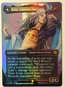 MTG KUJA, GENOME SORCERER (BORDERLESS) FINAL FANTASY 399 FOIL NM - Image 1