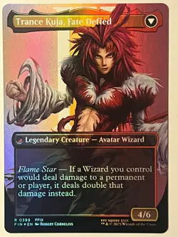 MTG KUJA, GENOME SORCERER (BORDERLESS) FINAL FANTASY 399 FOIL NM - Image 2