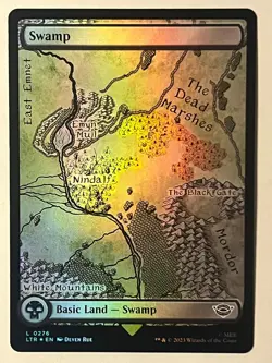 MTG SWAMP (0276) THE LORD OF THE RINGS: TALES OF MIDDLE-EARTH 276 FOIL NM - Image 1