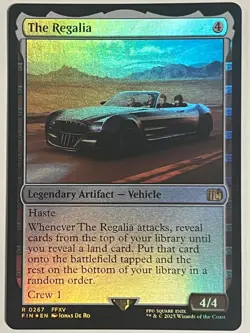 MTG THE REGALIA R FINAL FANTASY 267 FOIL NM - Image 1