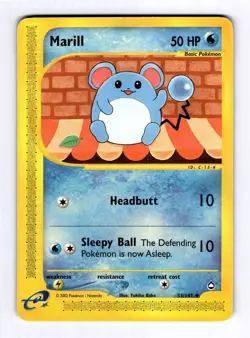 Marill Aquapolis #053 (2003) Uncommon LP Pokemon - Image 1