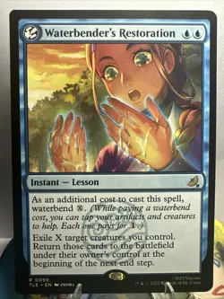 Waterbender's Restoration Avatar: The Last Airbender Magic MTG NM - Non-foil - Image 1