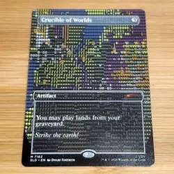 Crucible of Worlds, Non-Foil, Dwarf Fortress Secret Lair - 7162, Magic MTG NM - Image 1