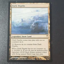 Wizards of the Coast MTG Coldsnap Dark Depths 145/155 + Marit Lage Token Foil - Image 2