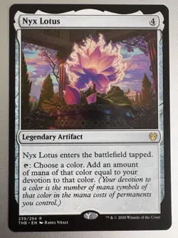 Nyx Lotus Magic Karte MtG Theros Beyond Death Mana Artefakt - Image 1