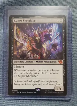 Magic the Gathering Super Shredder 0083 Teenage Mutant Ninja Turtles MTG - Image 1
