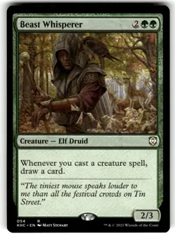Beast Whisperer Commander: Kaldheim Regular MTG NM - Image 1