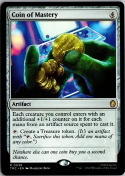 Coin of Mastery 38 Commander: Teenage Mutant Ninja Turtles Magic: The Gathering - Image 1