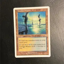 Wizards of the Coast Adarkar Wastes Land Regular 7th Edition 2001 John Avon - Image 1