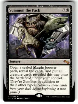 Summon the Pack 74 Mythic Unstable Magic: The Gathering Near Mint - Image 1