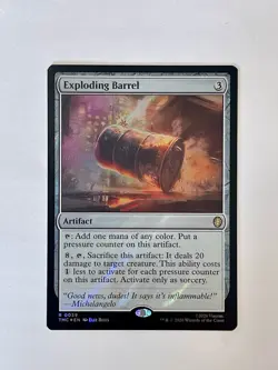 Exploding Barrel (Surge Foil) Commander: Teenage Mutant Ninja Turtles Foil - Image 1
