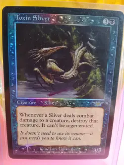 MTG Magic The Gathering Toxin Sliver #84 Legions (LGN) English Foil 1x NM - Image 1