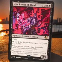Wizards of the Coast Vilis, Broker of Blood 70 Foundations JS Alt Art Rare EN - Image 1