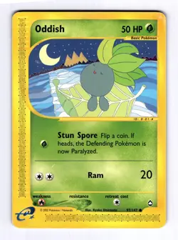 Oddish Aquapolis #097 (2003) Common LP Pokemon - Image 1